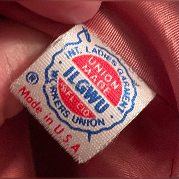 Vintage 1970s Sears Wool Peacoat Rabbit Fur Trim Collar Women's Gray/Tan;size L - Picture 8 of 10